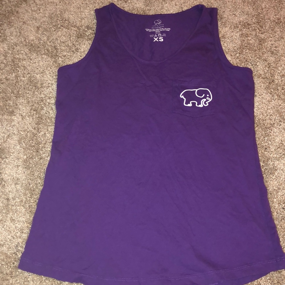 Purple Ivory Ella Tank